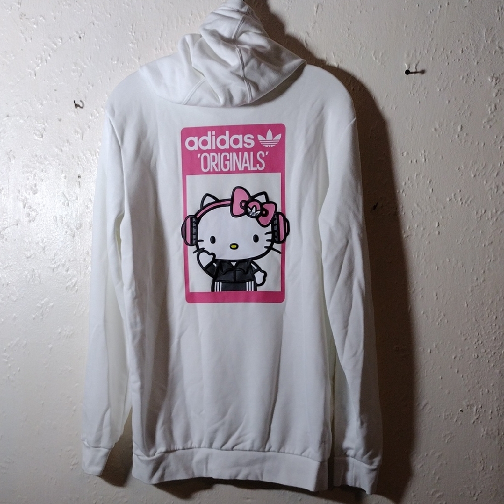 Adidas ,Size XL-Y,Originals Hello Kitty White Hoodie
